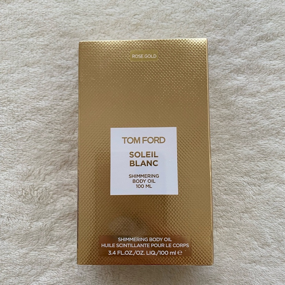 NIB Tom Ford Soleil Blanc body oil. Full size. Limited Edition Rose Gold